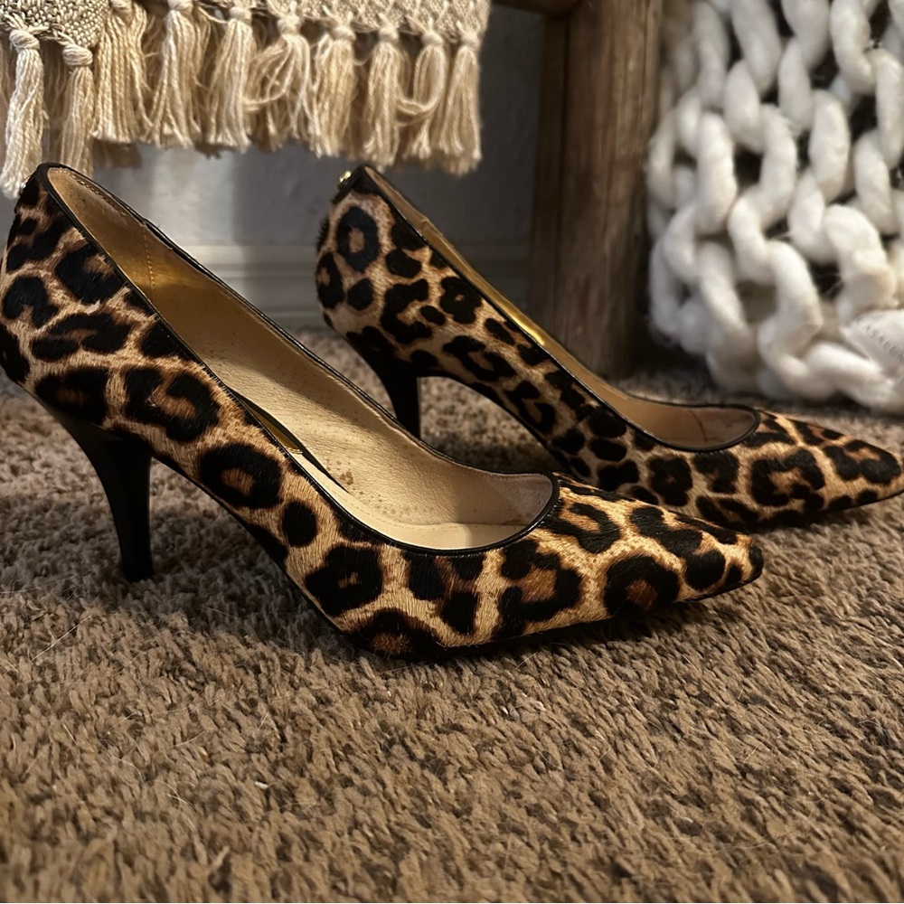 Michael Kors Leopard Print Heels